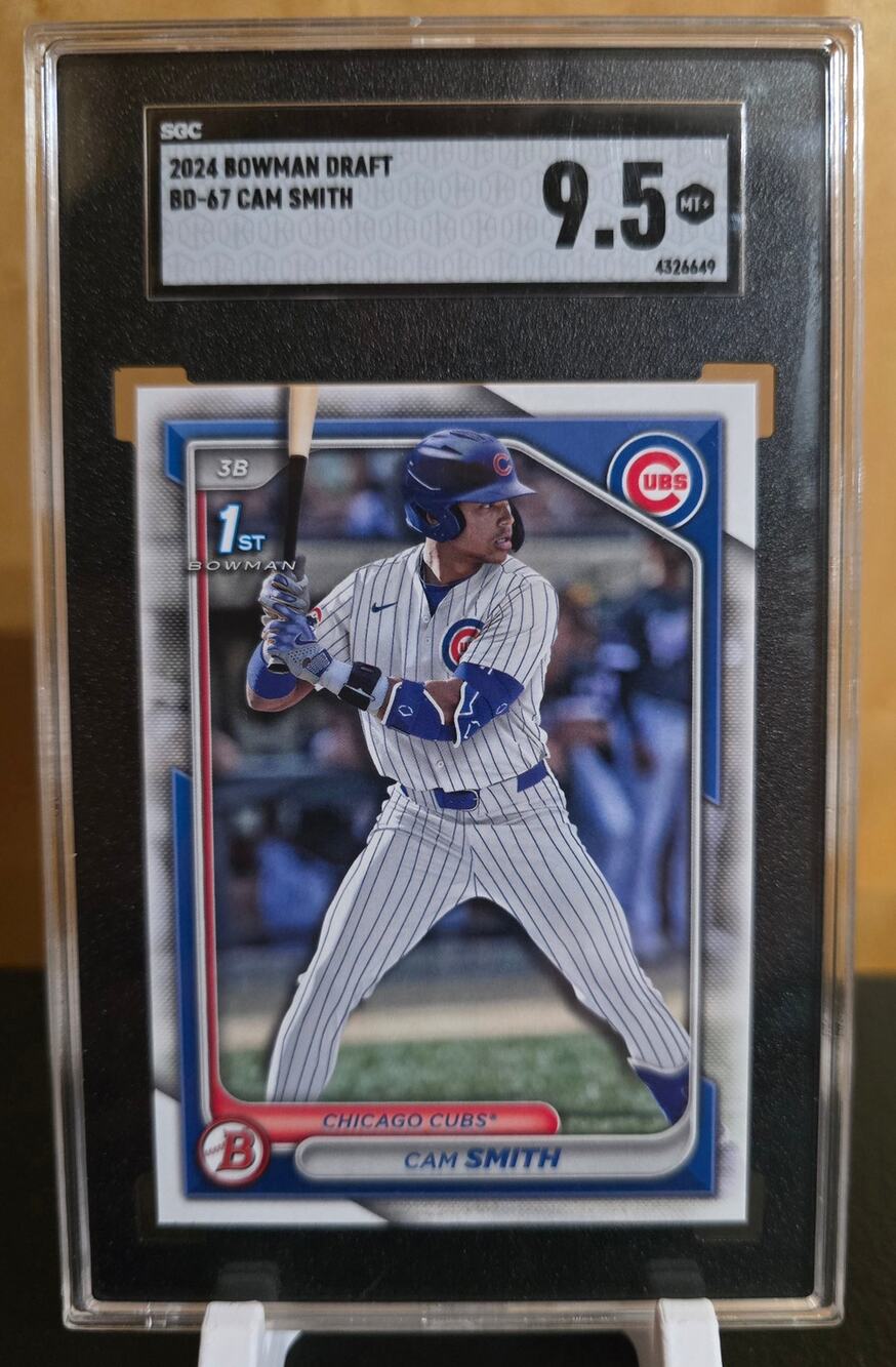 2024 Bowman Draft BD-67 Cam Smith SGC Graded 9.5